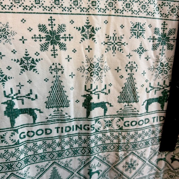 NEW Hearth & Hand Christmas Holiday Good Tidings One Piece Pajama Green size XXL - Picture 10 of 10